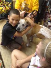 Neville greeting one of his fans.